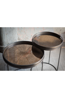Aged Mirror Round Tray | Ethnicraft | Oroatrade.com