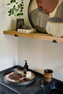 Hand-painted Glass Round Tray | Ethnicraft Dots | Oroatrade.com