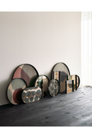 Green Printed Round Glass Tray | Ethnicraft Dots | Oroatrade.com