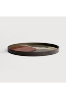 Round Glass Multicolored Tray | Ethnicraft Dots | Oroatrade.com