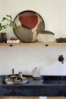 Round Glass Multicolored Tray | Ethnicraft Dots | Oroatrade.com