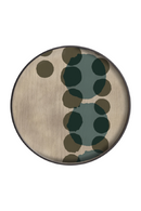 Hand-painted Glass Round Tray | Ethnicraft Dots | Oroatrade.com