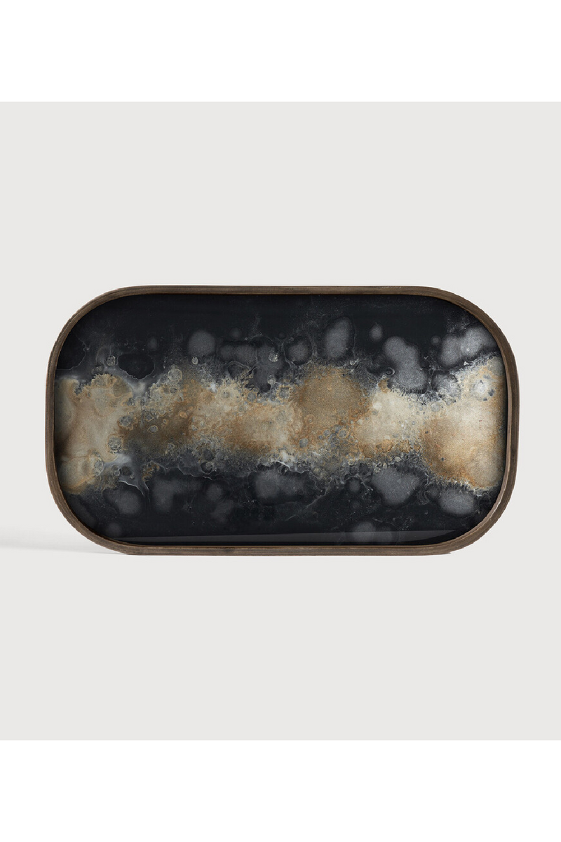 Hand-painted Glass Valet Tray | Ethnicraft Organic | Oroatrade.com