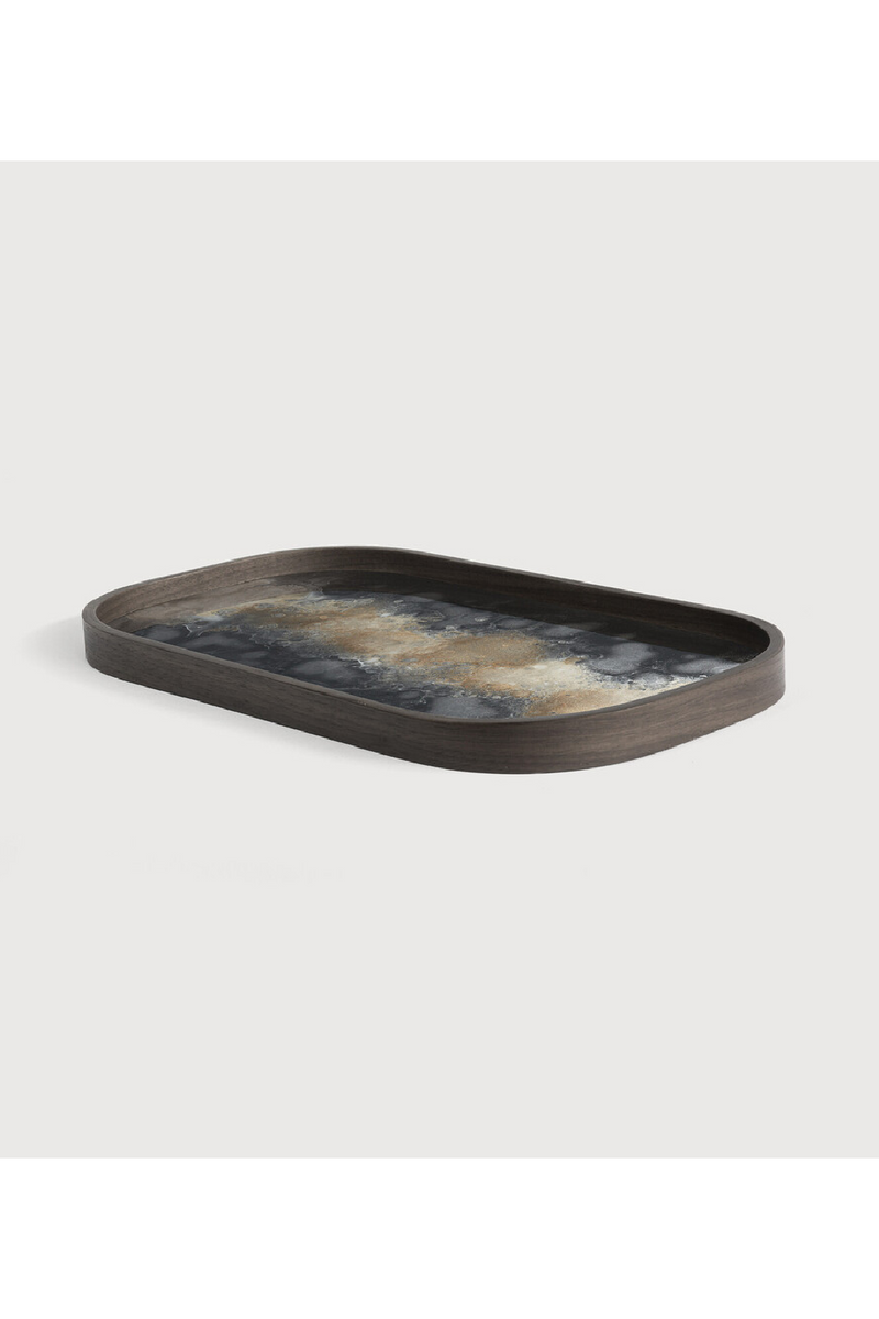 Hand-painted Glass Valet Tray | Ethnicraft Organic | Oroatrade.com