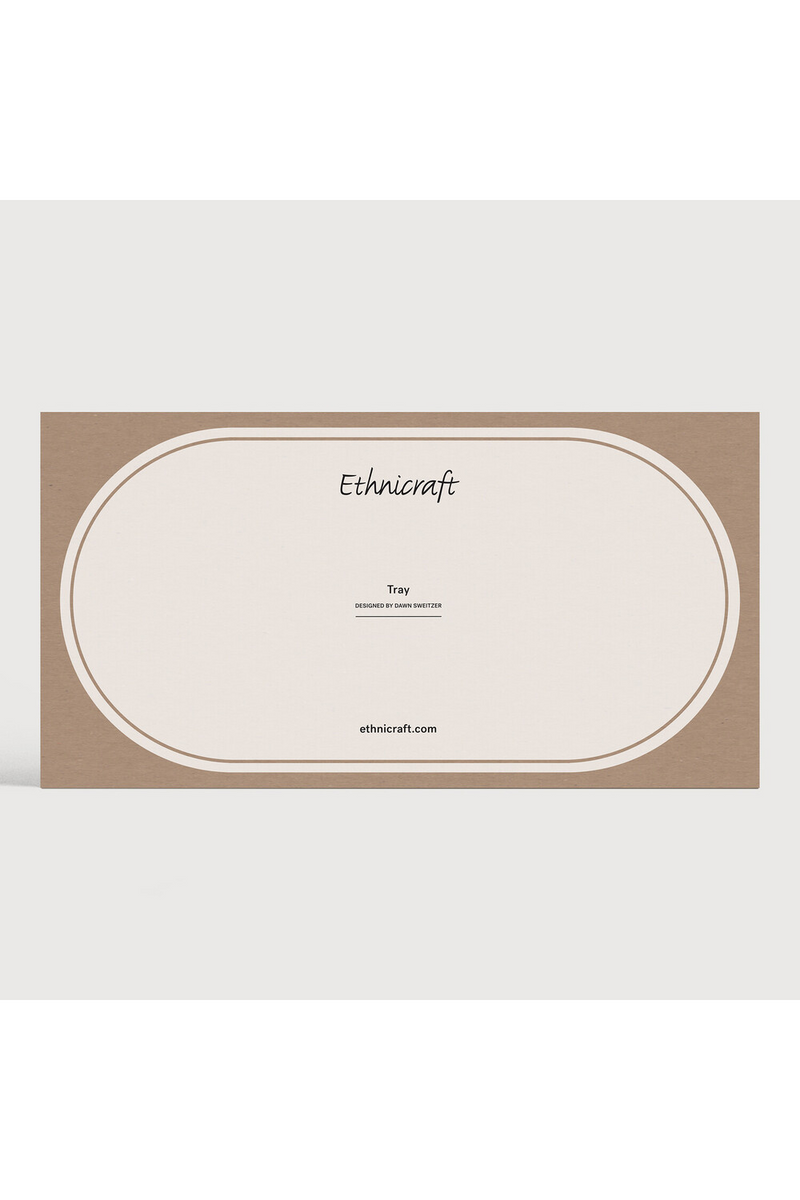 Hand-painted Glass Valet Tray | Ethnicraft Organic | Oroatrade.com