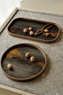 Hand-painted Glass Valet Tray | Ethnicraft Organic | Oroatrade.com