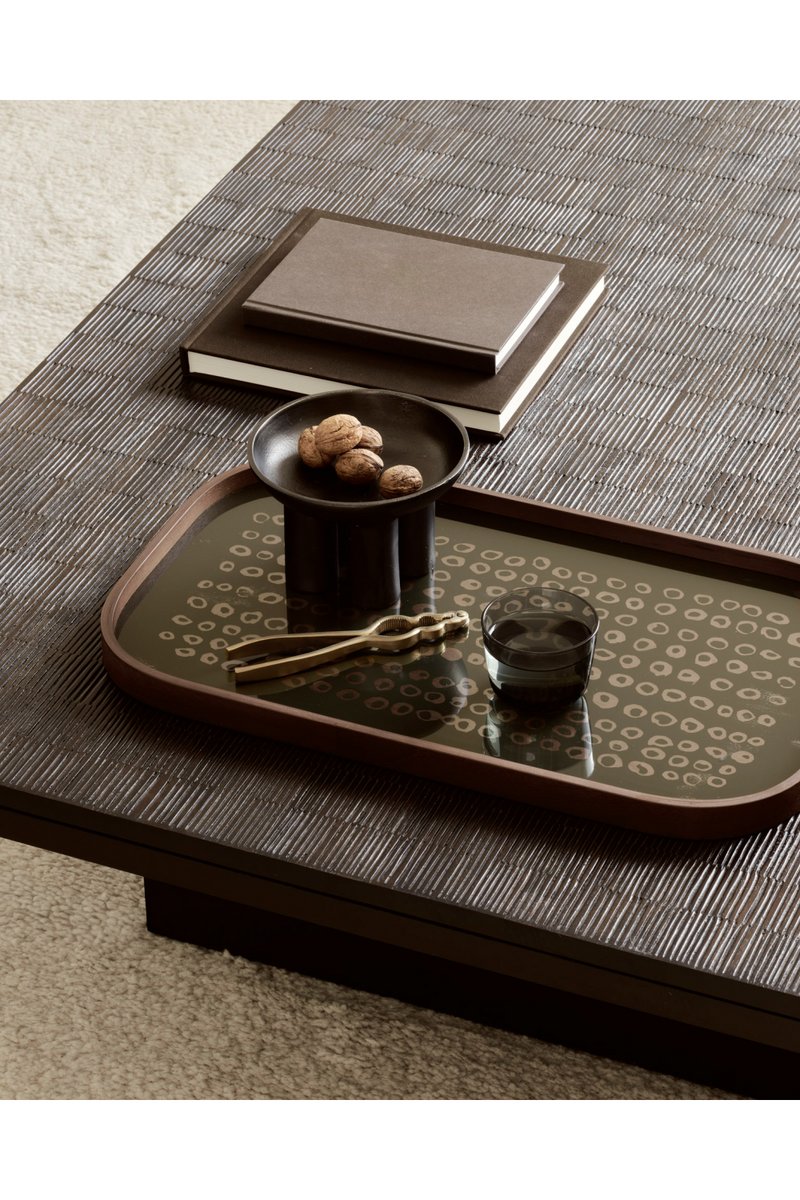 Hand-printed Glass Valet Tray | Ethnicraft Second Nature | Oroatrade.com