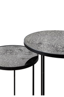 Round Nesting Side Table Set (2) | Ethnicraft Mirrored | Oroatrade.com