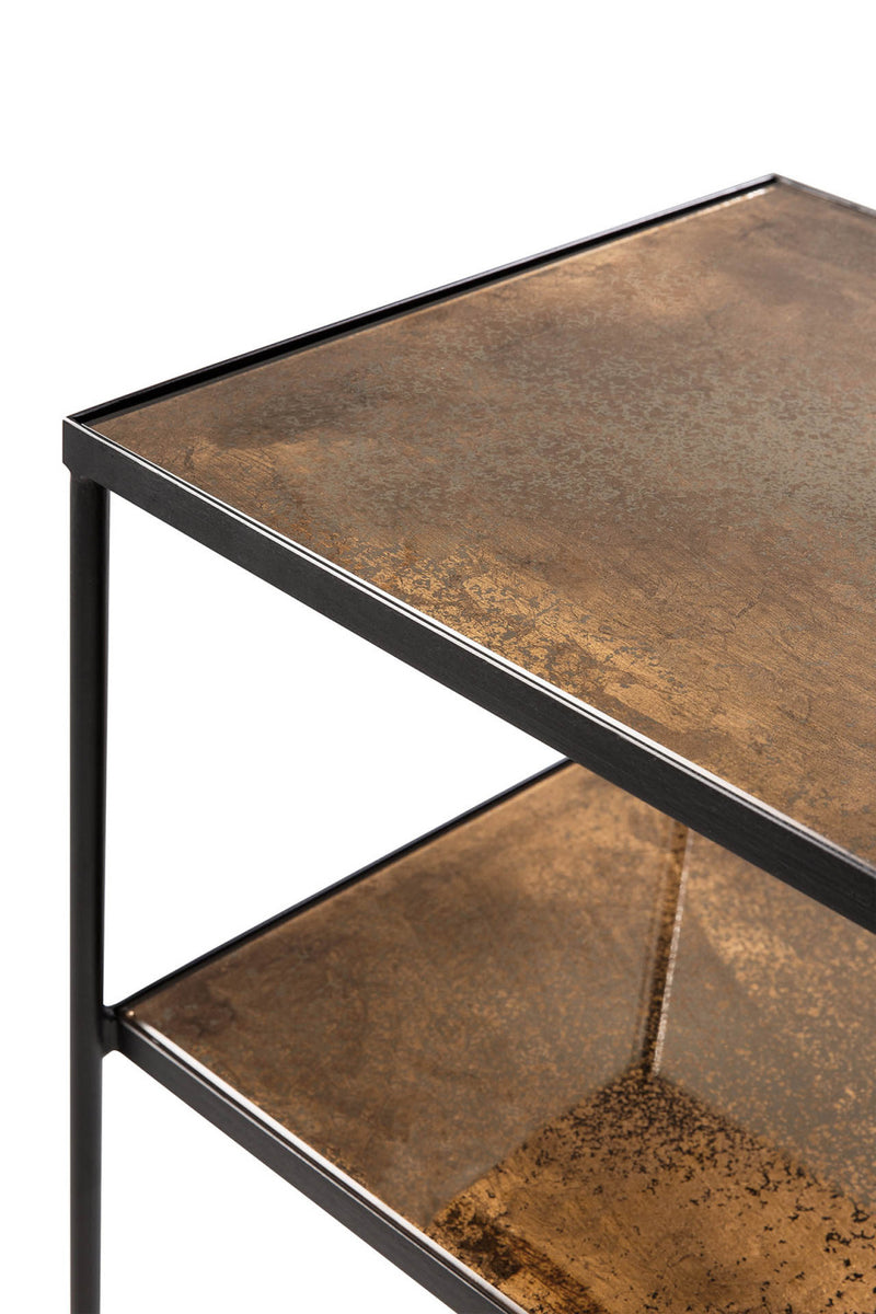 Mirrored 2-Level Console Table L | Ethnicraft Aged | Oroatrade.com