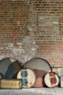 Printed Glass Round Tray | Ethnicraft Dots | Oroatrade.com