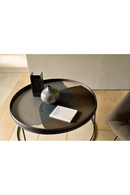 Printed Glass Round Tray | Ethnicraft Dots | Oroatrade.com