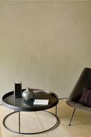 Printed Glass Round Tray | Ethnicraft Dots | Oroatrade.com