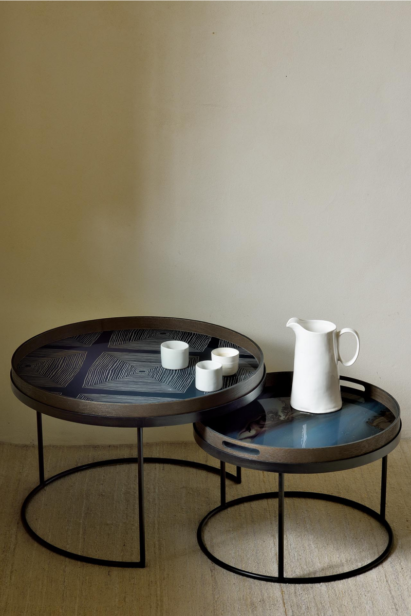 Round Glass Tray | Ethnicraft Organic | Oroatrade.com