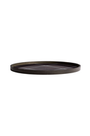 Patterned Round Glass Tray | Ethnicraft Linear | Oroatrade.com