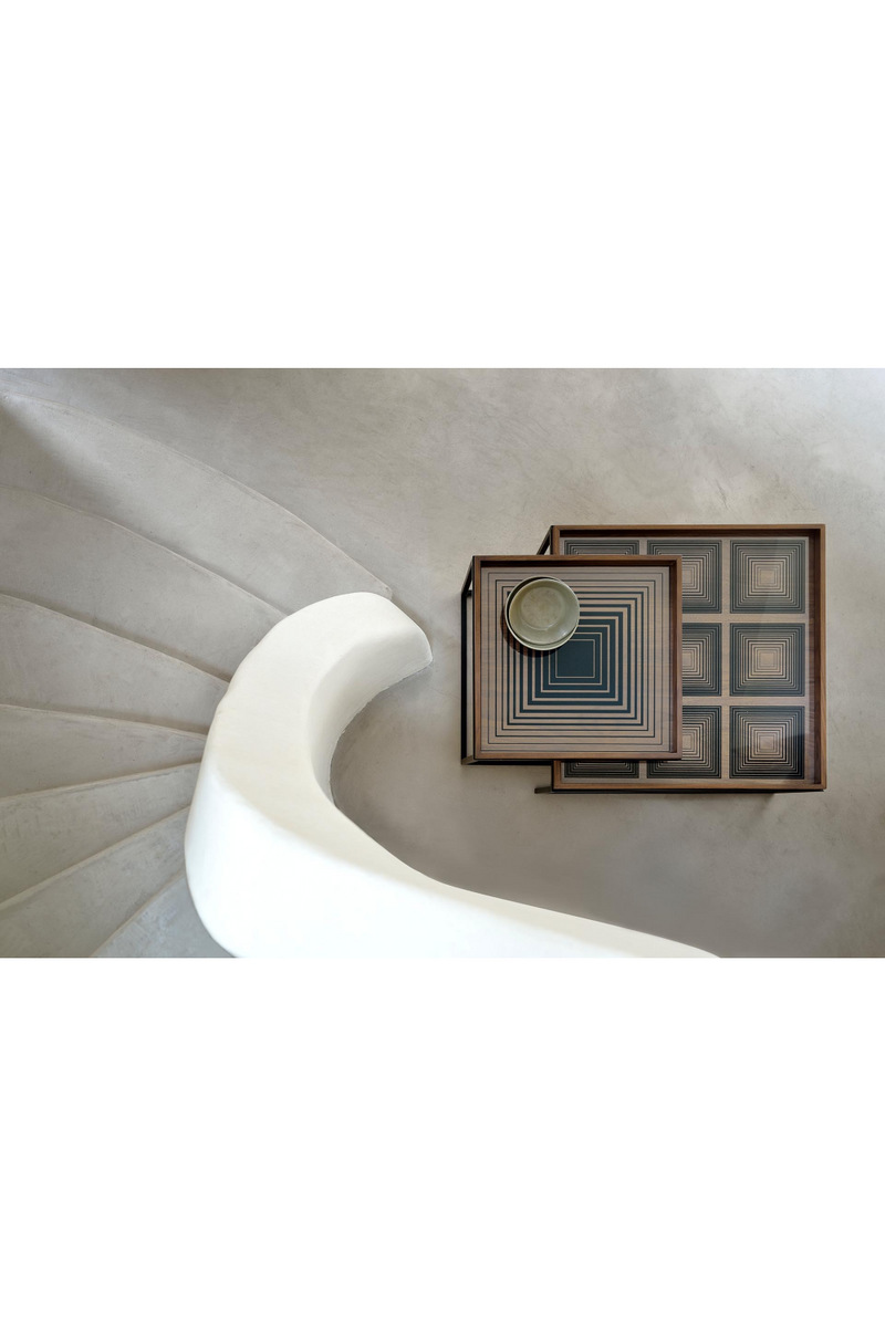 Square Glass Tray | Ethnicraft Linear Flow | Oroatrade.com