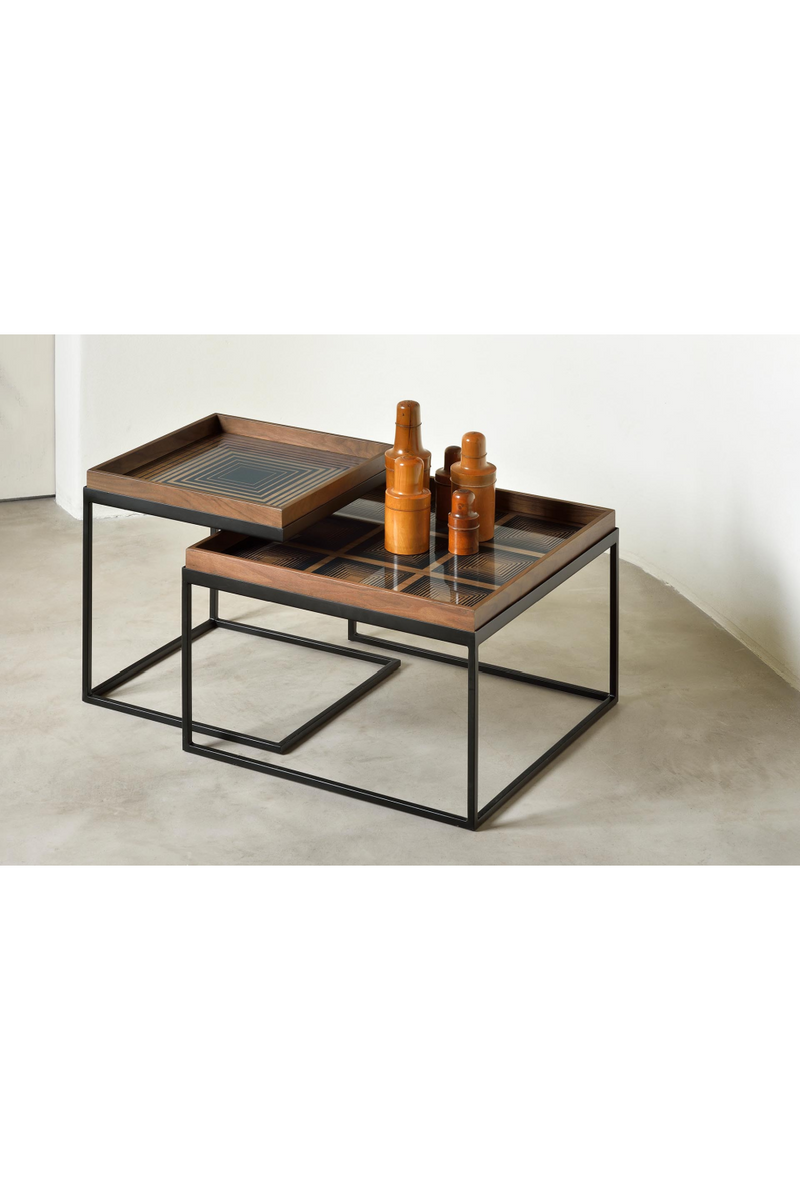 Square Glass Tray | Ethnicraft Linear Flow | Oroatrade.com