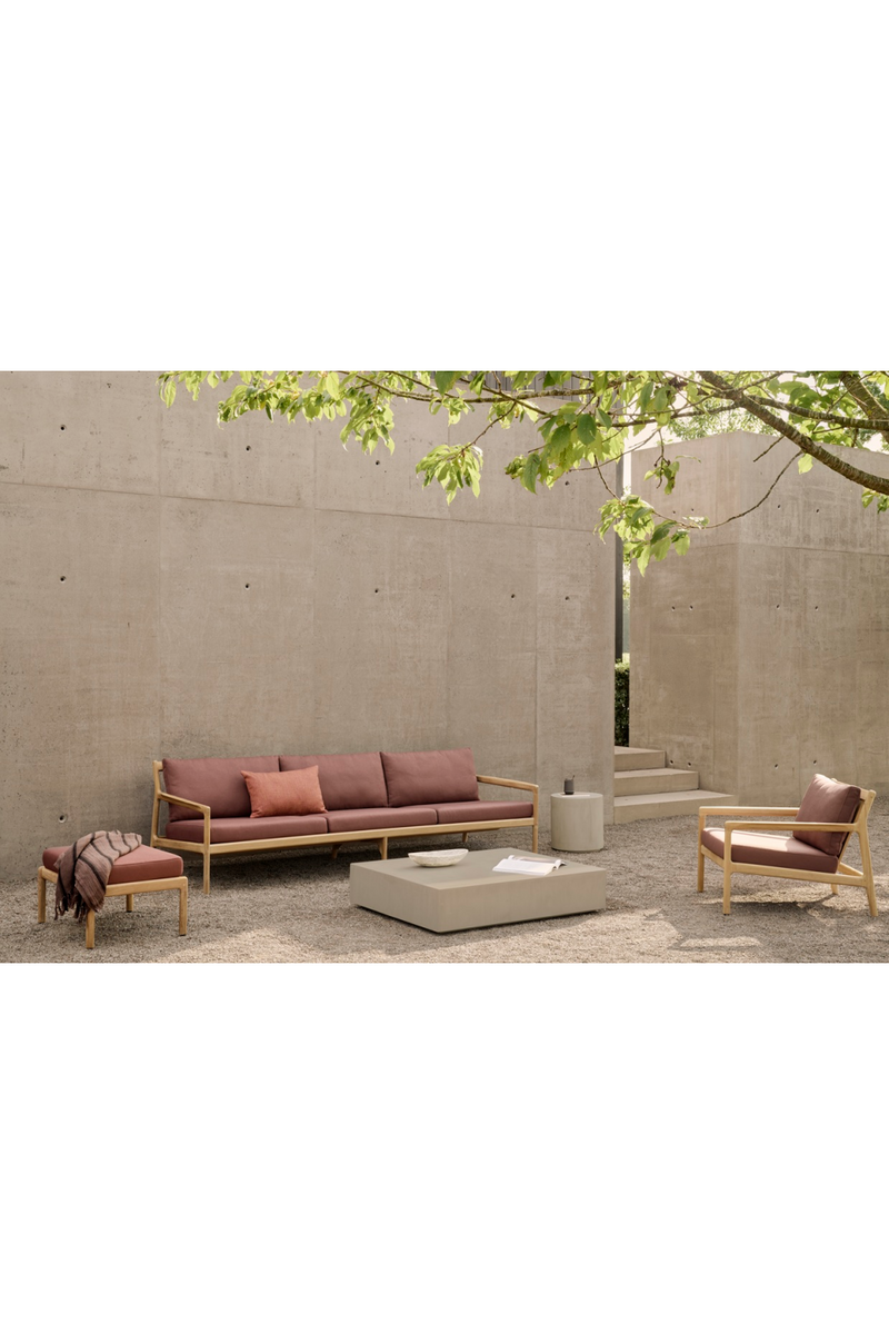 Outdoor Footstool Cushion | Ethnicraft Jack | Oroatrade.com