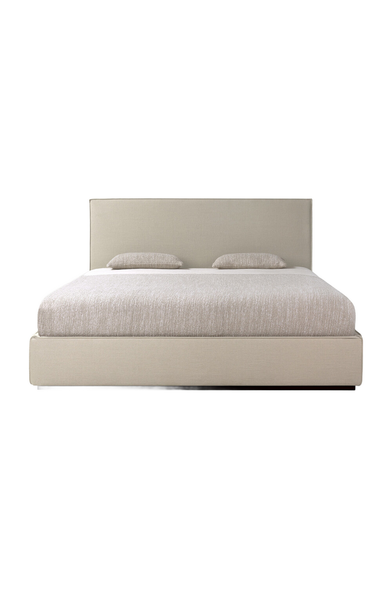 Modern Minimalist Linen King Bed | Ethnicraft Revive| Oroatrade.com