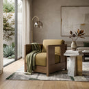 Fabric Cushioned Lounge Chair | Ethnicraft Roan