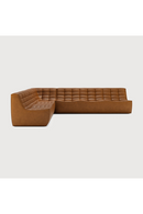 Brown Leather Modular Sofa | Ethnicraft N701 | Oroatrade.com