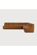 Brown Leather Modular Sofa | Ethnicraft N701 | Oroatrade.com