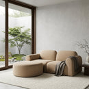 Hospitality furniture - End Seater Sofa with Semi-Circle Footstool - www.oroatrade.com