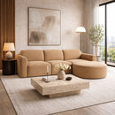 Hospitality furniture - Modular Sofa with Semi-Circle Footstool - www.oroatrade.com