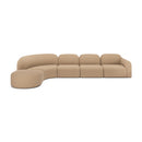 Hospitality furniture - Modular Sofa Set with Semi-Circle Stool - www.oroatrade.com