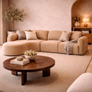 Hospitality furniture - Modular Sofa Set with Semi-Circle Stool - www.oroatrade.com