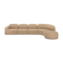 Hospitality furniture - Modular Sofa Set with Semi-Circle Stool - www.oroatrade.com