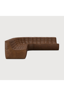 Dark Brown Leather Modular Sofa Set | Ethnicraft N701 | Oroatrade.com