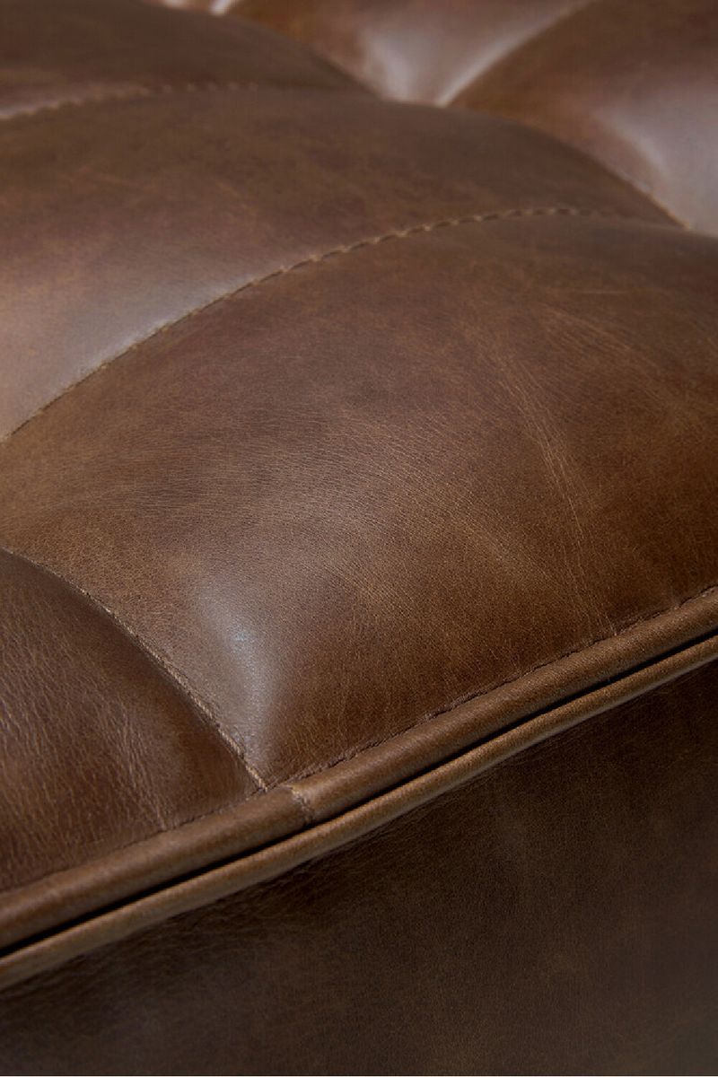 Dark Brown Leather Modular Sofa Set | Ethnicraft N701 | Oroatrade.com
