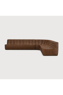 Dark Brown Leather Modular Sofa | Ethnicraft N701 | Oroatrade.com
