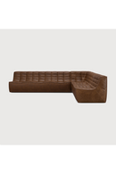 Dark Brown Leather Modular Sofa | Ethnicraft N701 | Oroatrade.com