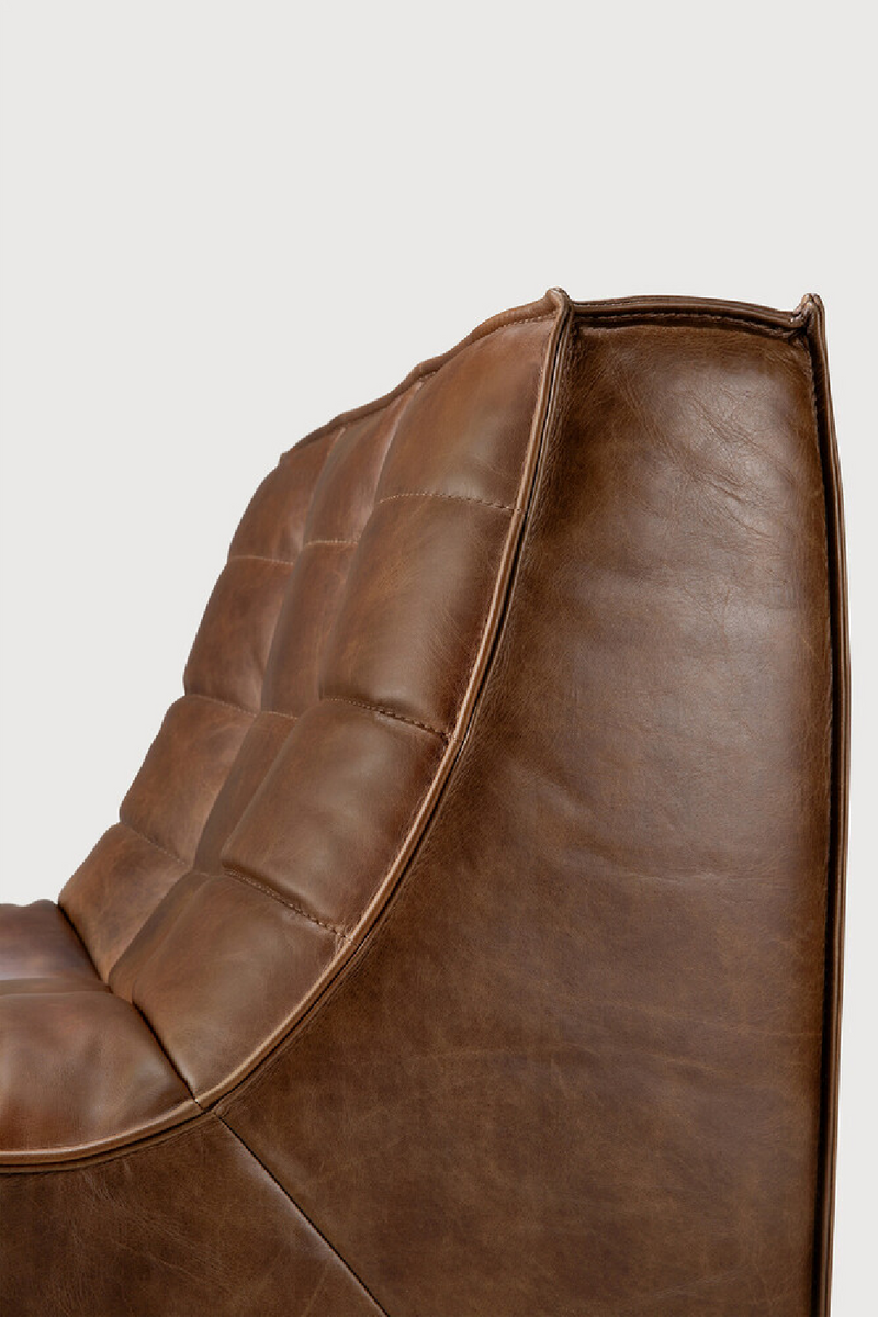 Dark Brown Leather Modular Sofa | Ethnicraft N701 | Oroatrade.com