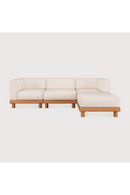 Outdoor 3-Seater Sofa with Ottoman | Ethnicraft Monocle | Oroatrade.com
