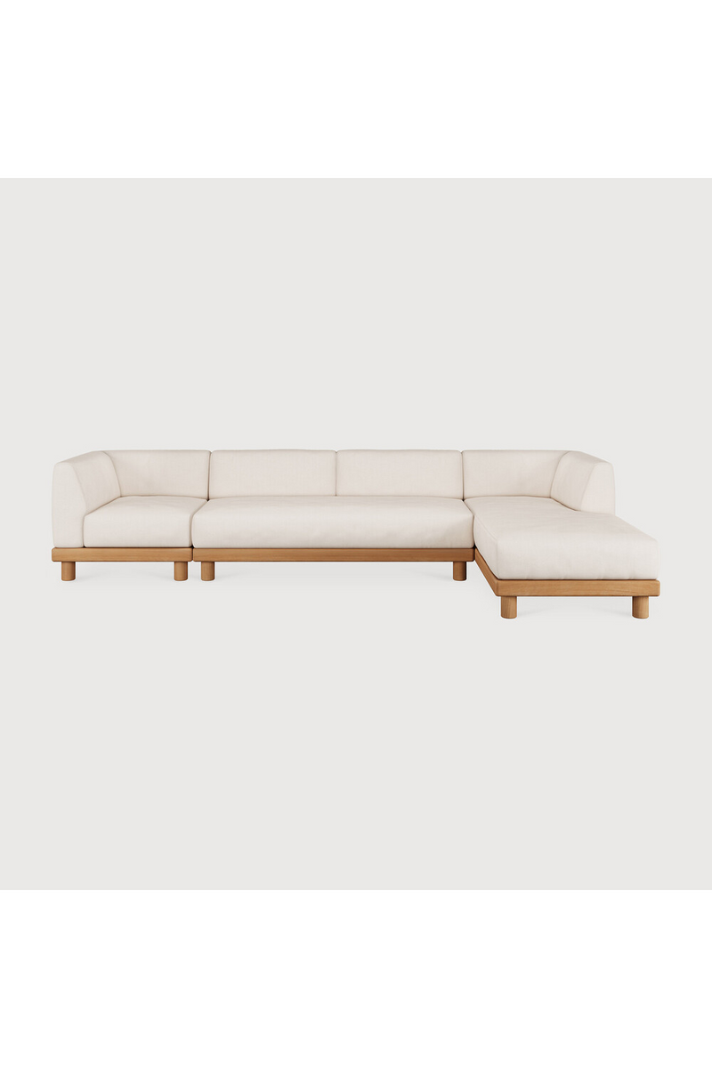 Outdoor Modular Sofa with Chaise L | Ethnicraft Monocle | Oroatrade.com