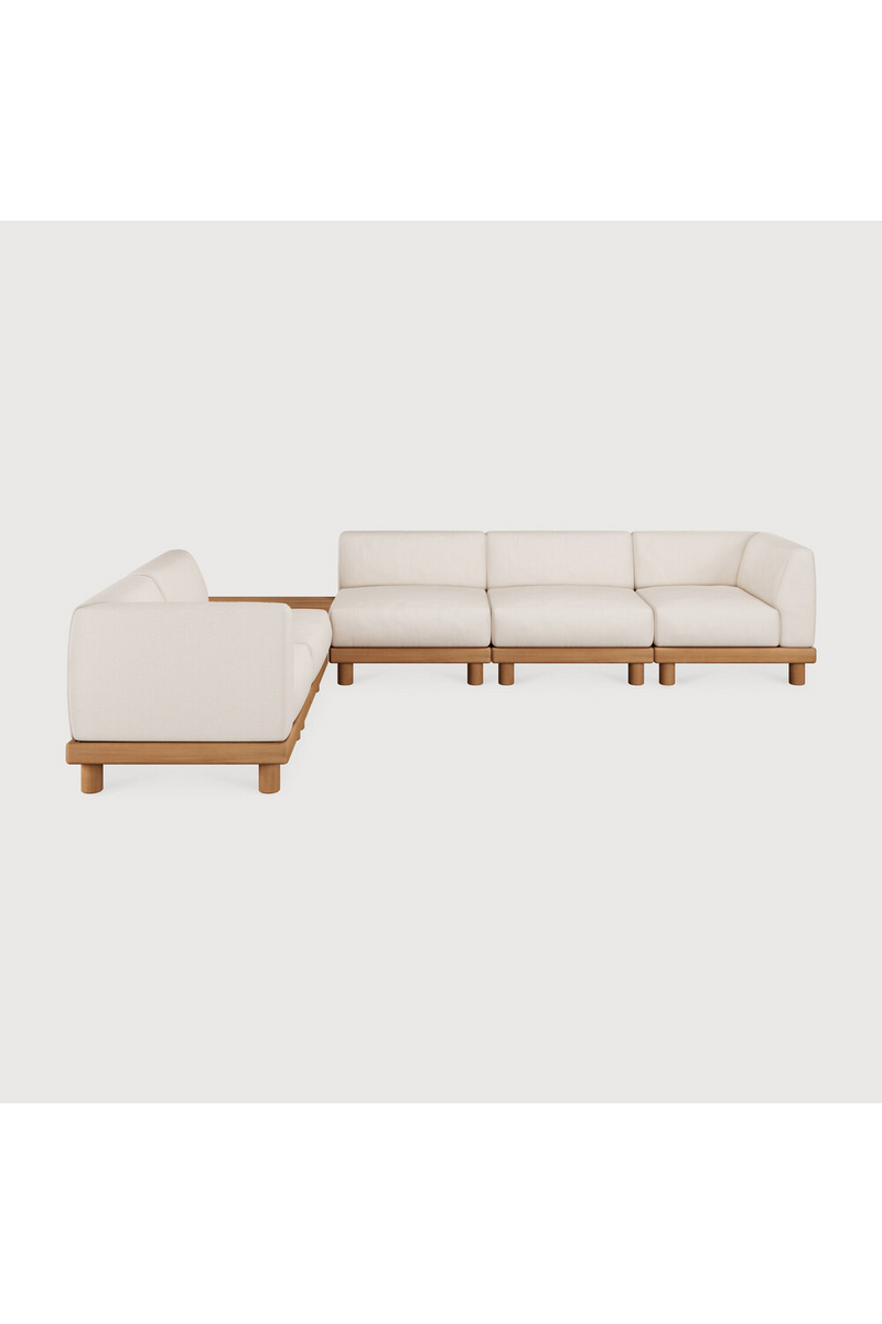Outdoor Modular Sofa with Table | Ethnicraft Monocle | Oroatrade.com