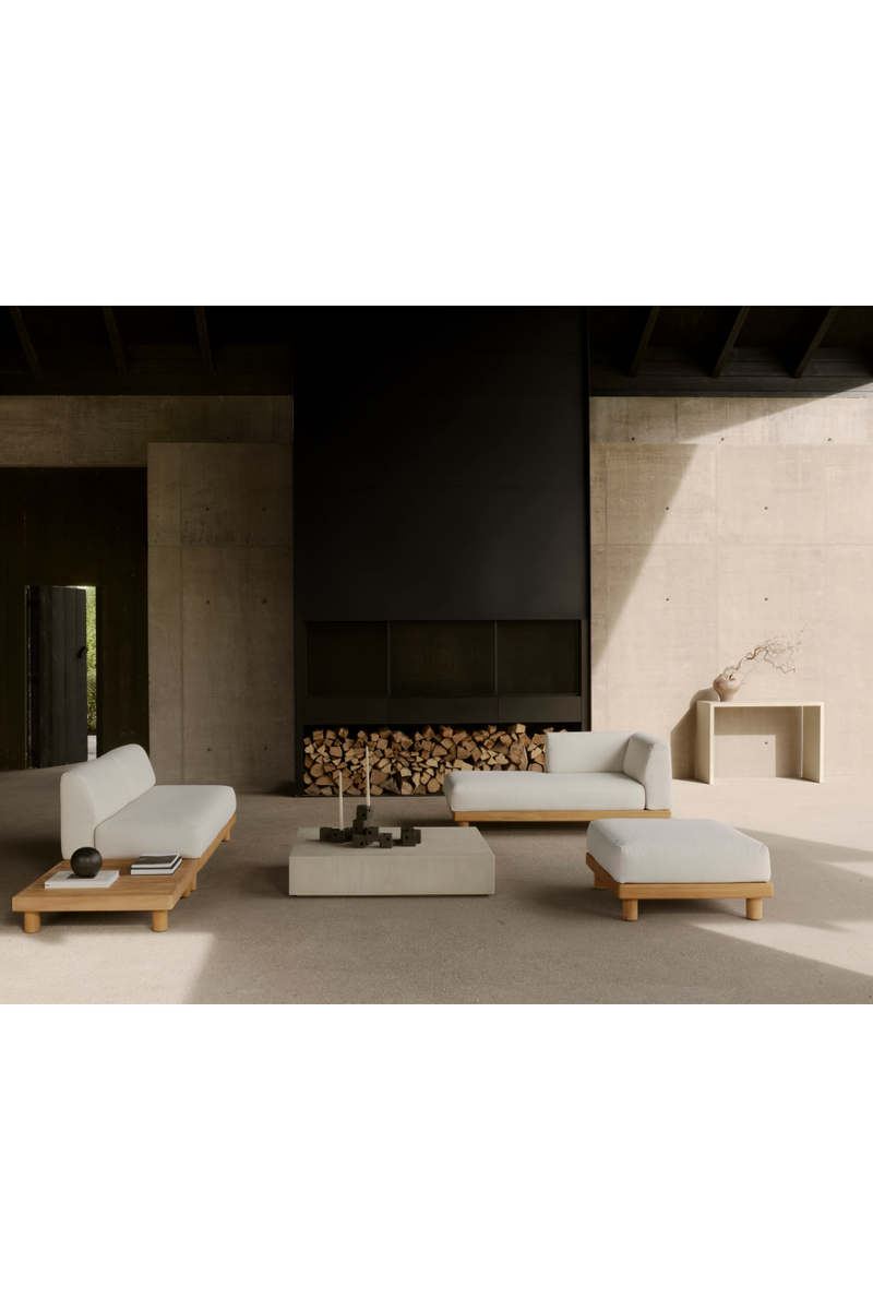 White Outdoor Modular Sofa Set | Ethnicraft Monocle | Oroatrade.com