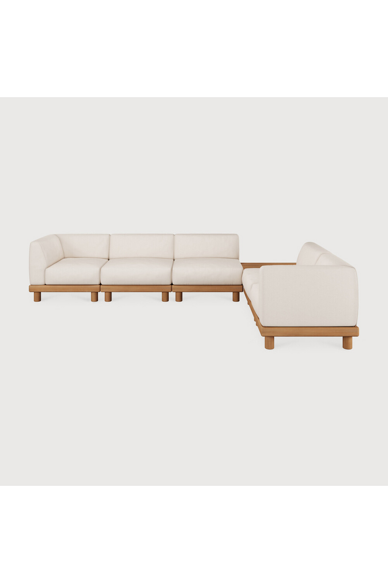 Outdoor Modular Sofa with Table | Ethnicraft Monocle | Oroatrade.com