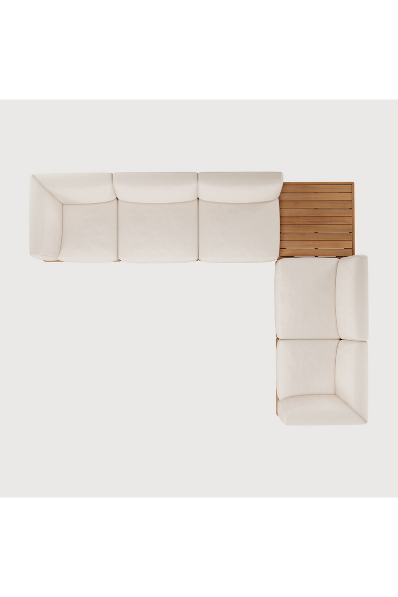 Outdoor Modular Sofa with Table | Ethnicraft Monocle | Oroatrade.com
