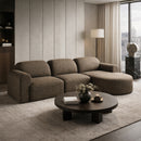 Hospitality furniture - Modular Sofa with Semi-Circle Footstool - www.oroatrade.com