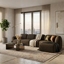 Hospitality furniture - Curved Modular Sofa with Stool - www.oroatrade.com