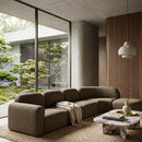 Hospitality furniture - Modular Sofa Set with Semi-Circle Stool - www.oroatrade.com
