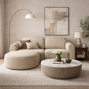 Hospitality furniture - End Seater Sofa with Semi-Circle Footstool - www.oroatrade.com