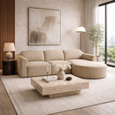 Hospitality furniture - Modular Sofa with Semi-Circle Footstool - www.oroatrade.com