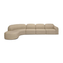 Hospitality furniture - Modular Sofa Set with Semi-Circle Stool - www.oroatrade.com