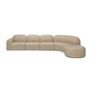 Hospitality furniture - Modular Sofa Set with Semi-Circle Stool - www.oroatrade.com