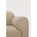 Hospitality furniture - Curved Sofa with Semi-Circle Footstool - www.oroatrade.com