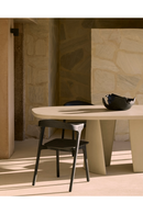 Round Concrete Outdoor Dining Table | Ethnicraft Roller Max | Oroatrade.com